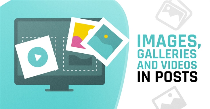 Advanced gallery management: easily add images and videos to your posts